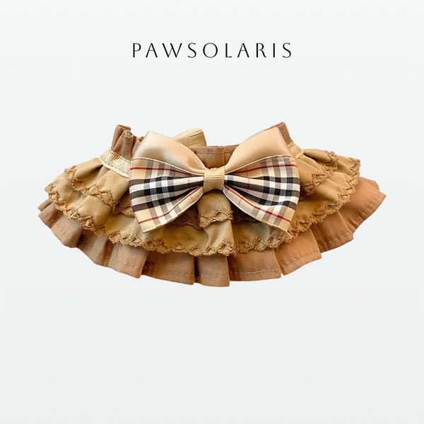 Oatmeal Bow Collar
