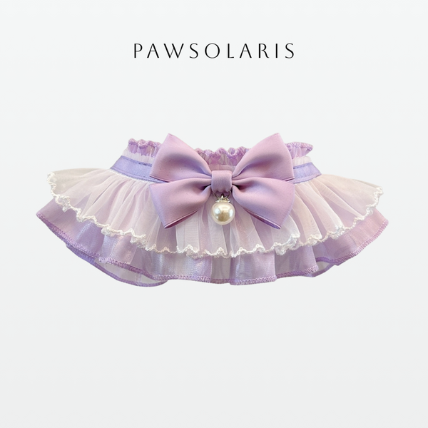 Princess Bow Bib - Purple