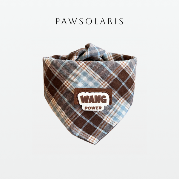 Plaid Paw Bandana