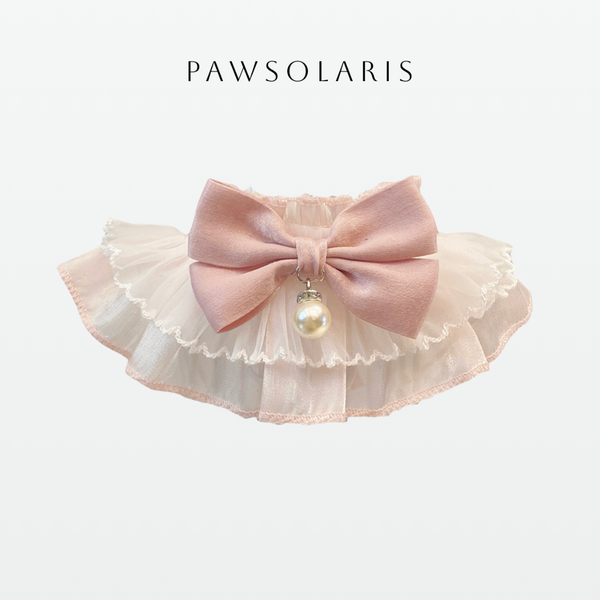 Princess Bow Bib - Pink