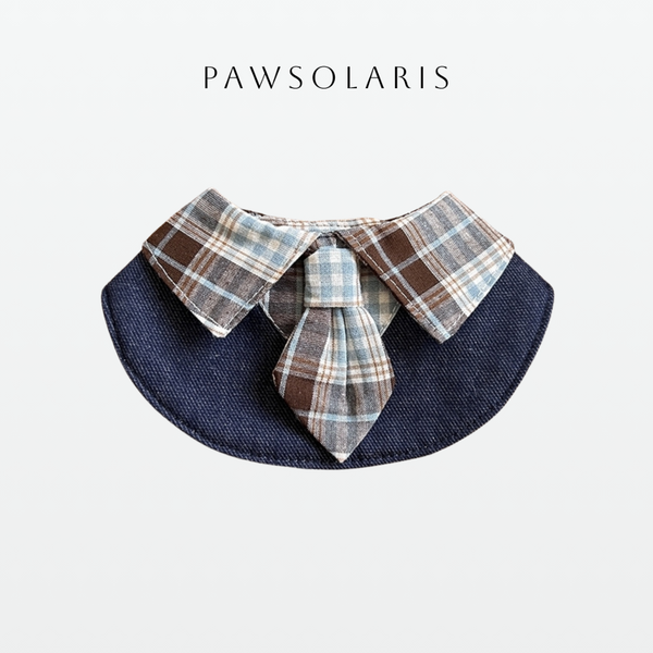 Plaid Pup Bib