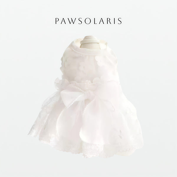 Bloomora Pet Dress - White