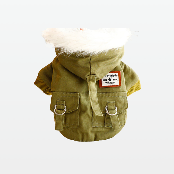 Commander Pup Coat -Green