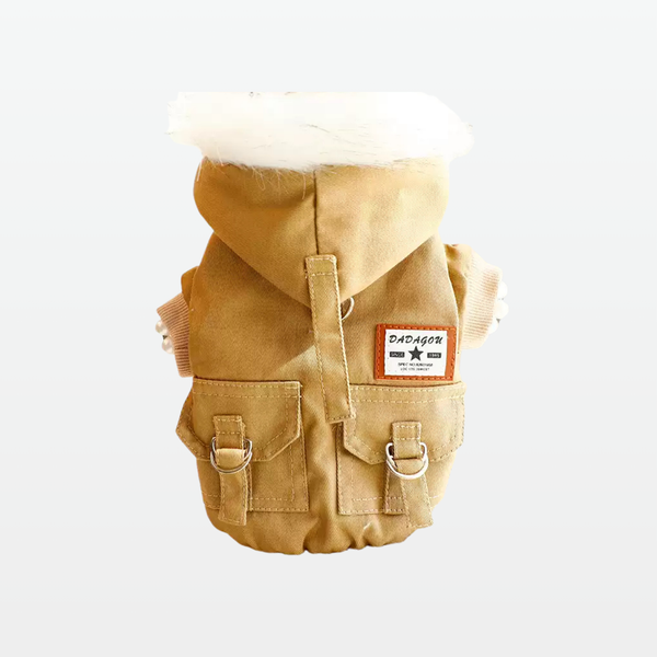 Commander Pup Coat - Khaki