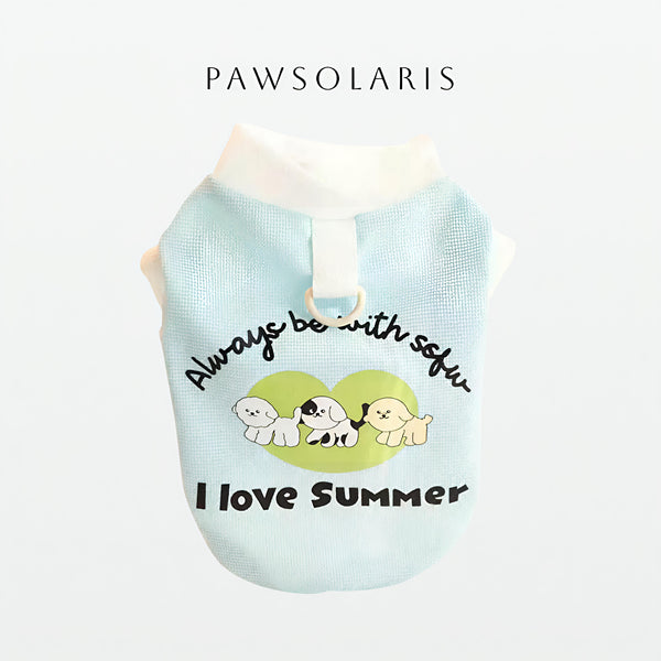 DoggoPop Tee Vest - Blue