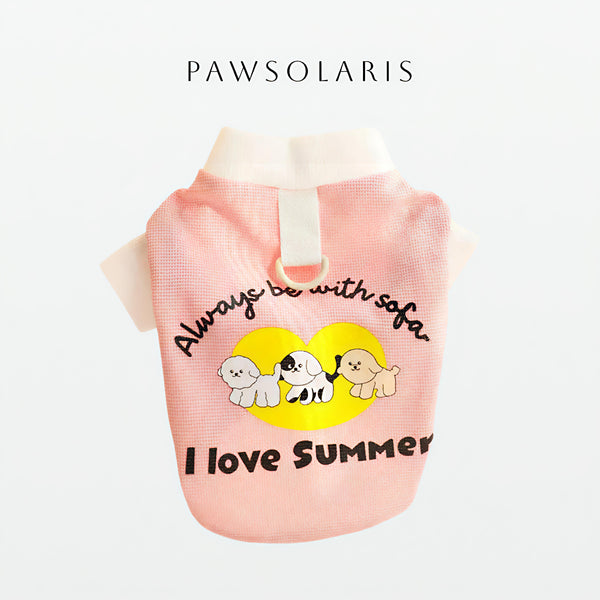DoggoPop Tee Vest - Pink