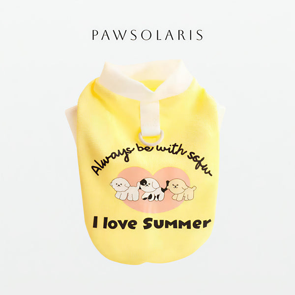 DoggoPop Tee Vest - Yellow