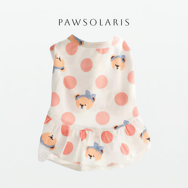 DollyNest Cotton Dress -Pink