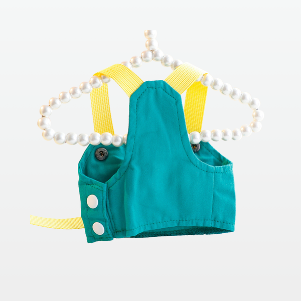 EmbroiBelle Harness Dress- Green