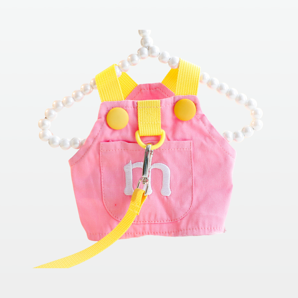 EmbroiBelle Harness Dress- Pink