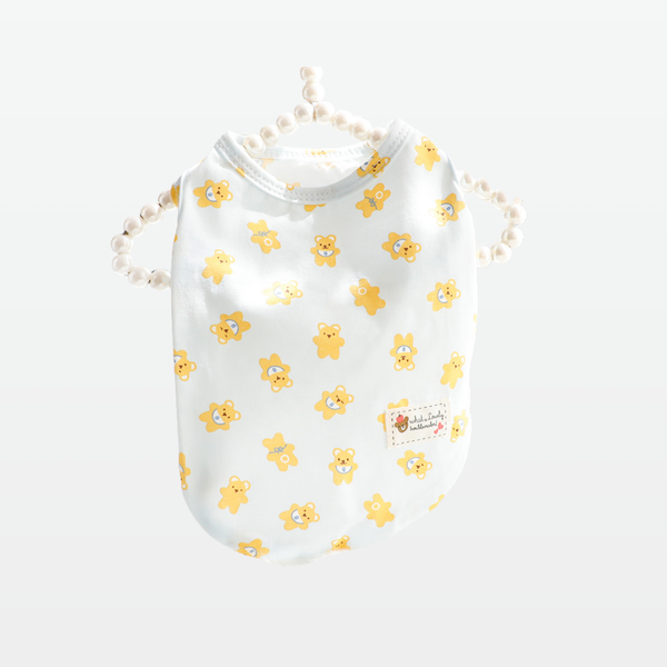 Lightweight Sleeveless Princess Cotton Top- Blue