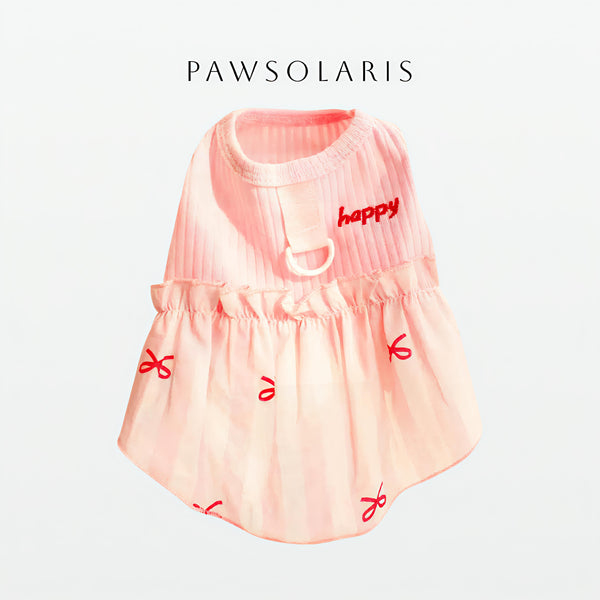 PatchBelle Harness Dress -Pink