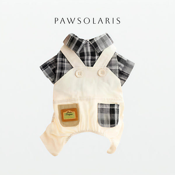 Plaidash Overall - Grey