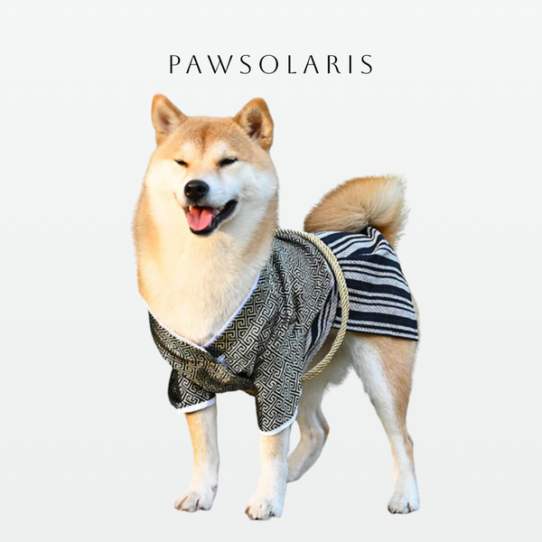 Samurai Paw Kimono - Black