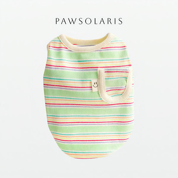 TinyBelle Pocket Cotton Vest - Green